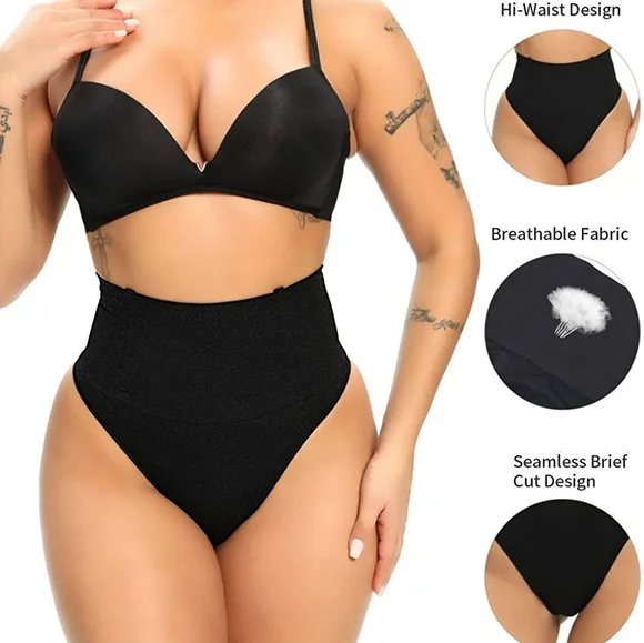BIGSALE!🆕️Seamless Tummy Control Thong Shapewear Shaping Panties Body Shaper - Picture 8 of 9